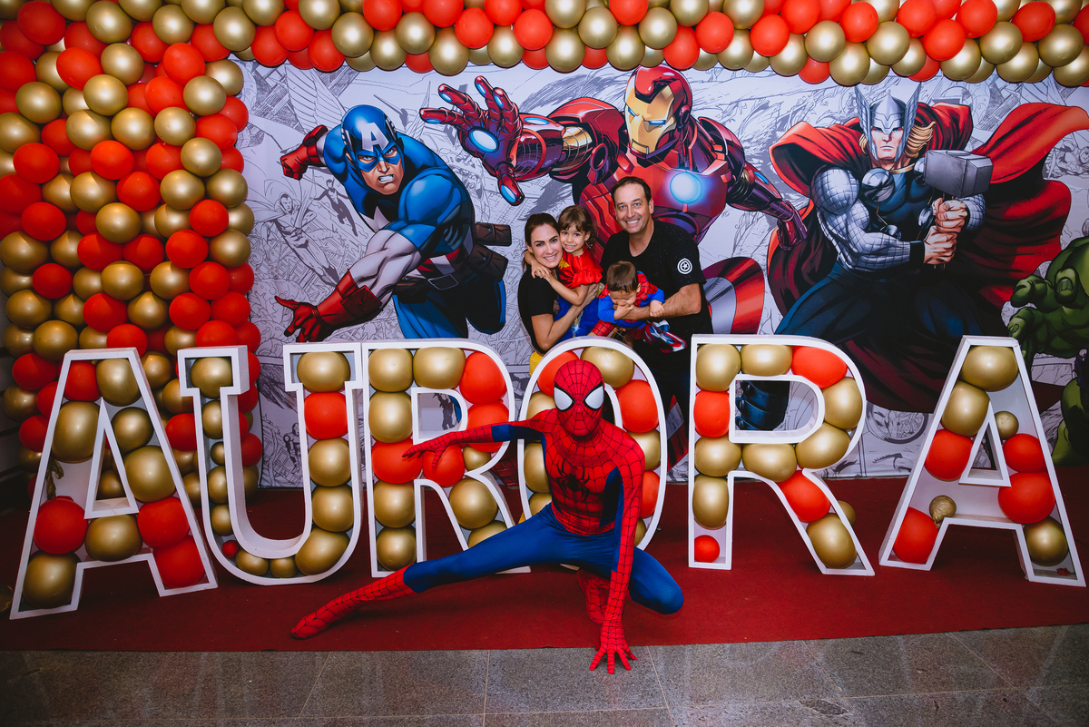 festa de homem aranha 