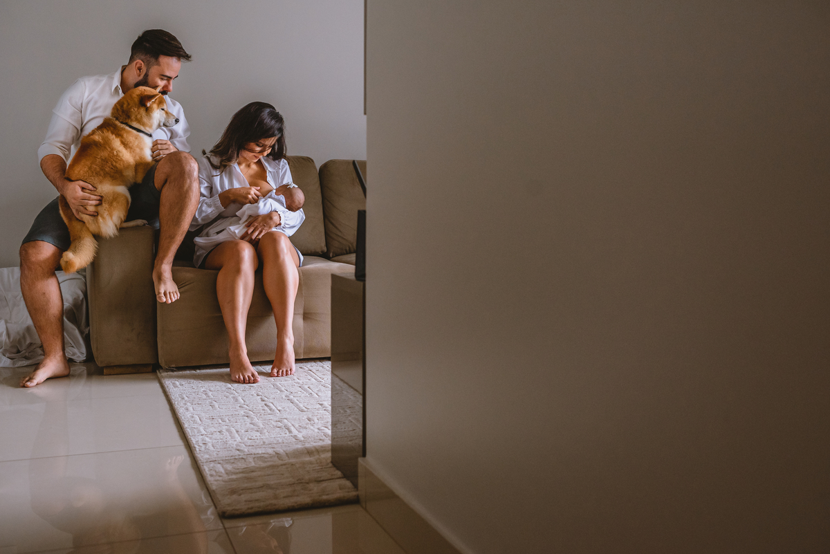 família toda reunida