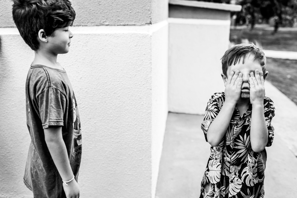 caretas de crianças 