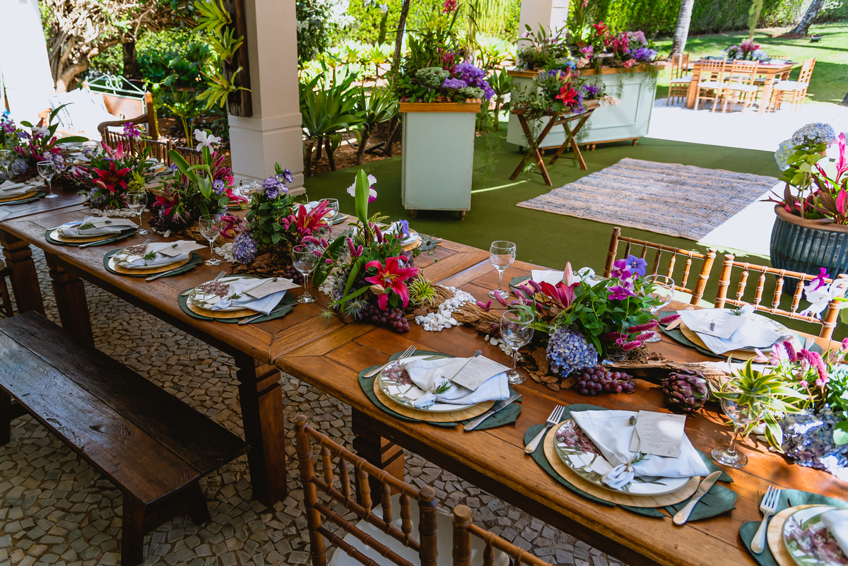 Decoração de casamento em casa Réservé