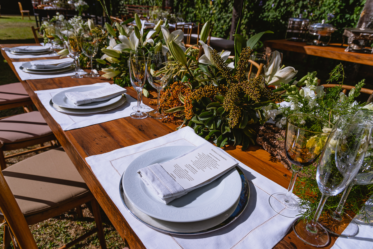 Decoração de casamento em casa Réservé