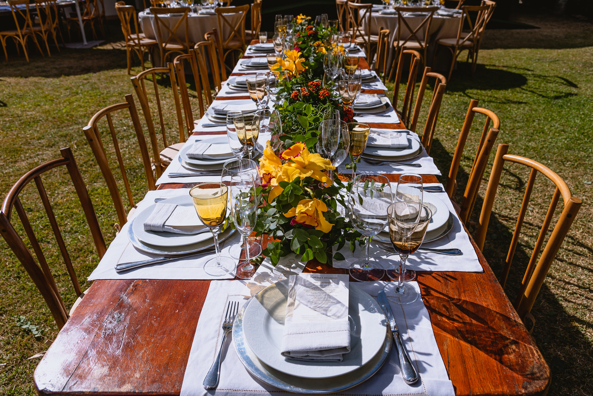 Decoração de casamento em casa Réservé