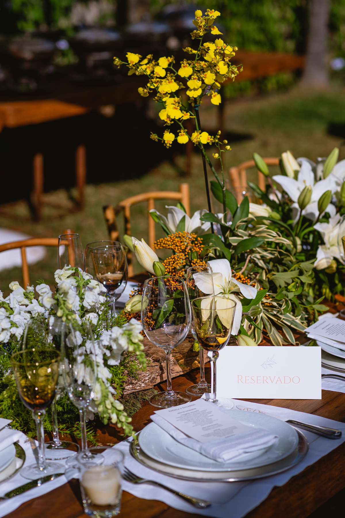 Decoração de casamento em casa Réservé