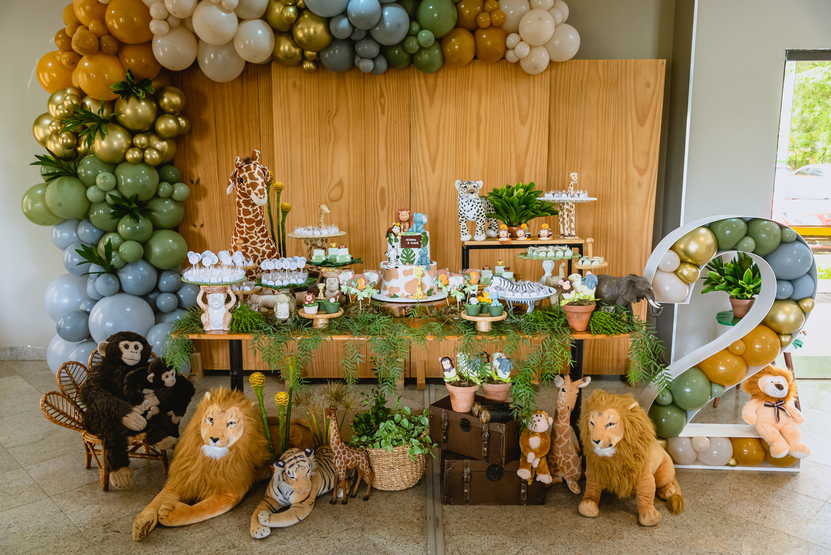 
Decoração infantil de zoologico bichos 