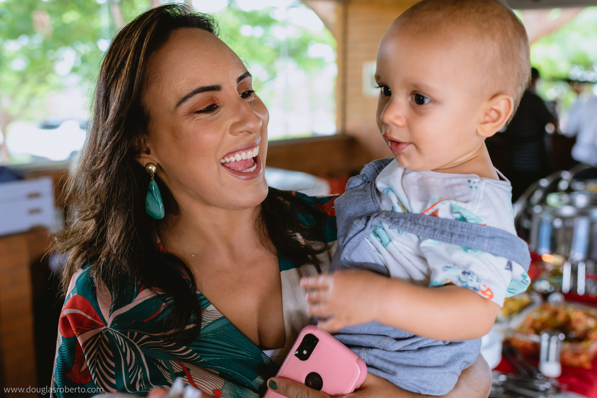 retrato mãe e filho