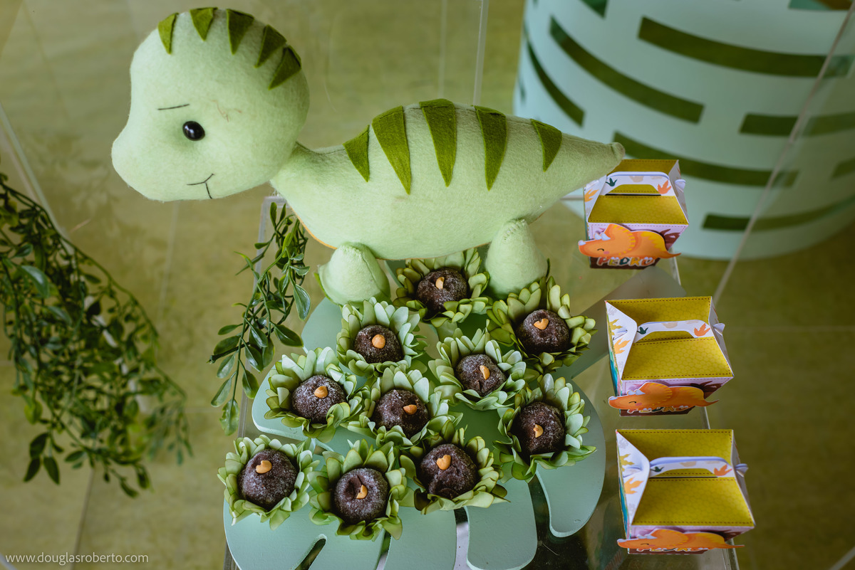 Decoração de dinossauro