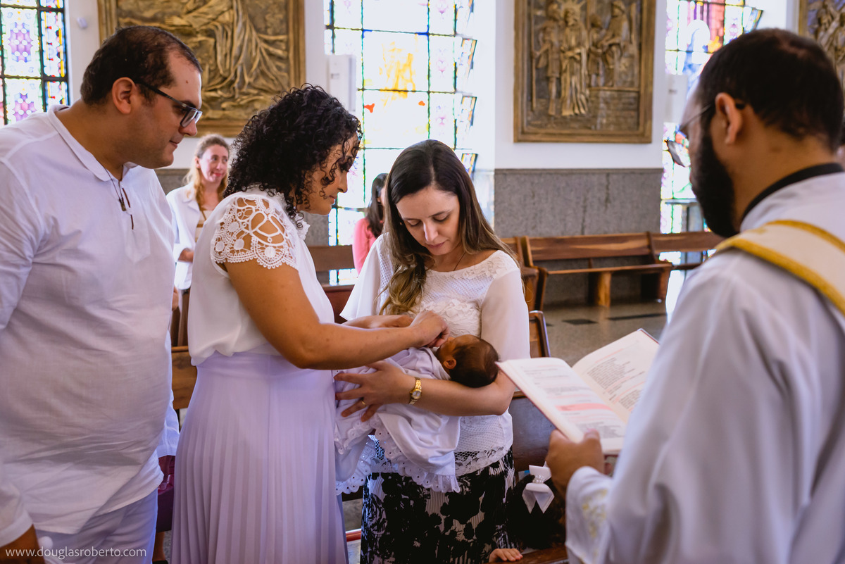 batizado na Paróquia Nossa Senhora da Saúde