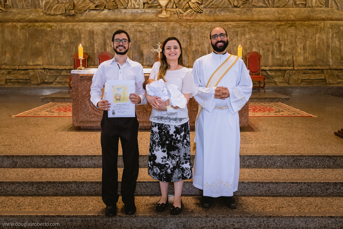 batizado na Paróquia Nossa Senhora da Saúde