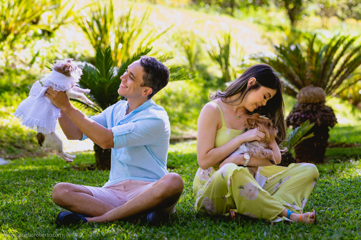 ensaio casal com pet 