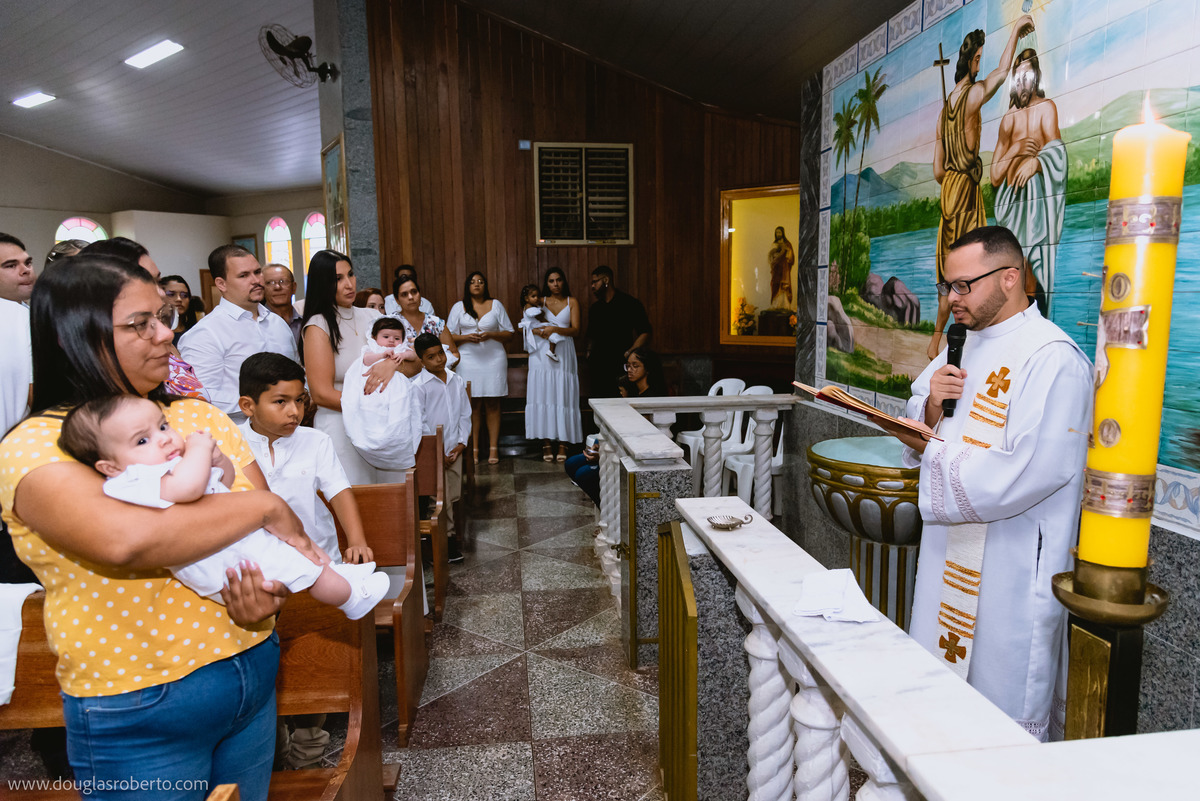 batizado na igreja Paroquia São Sebastião