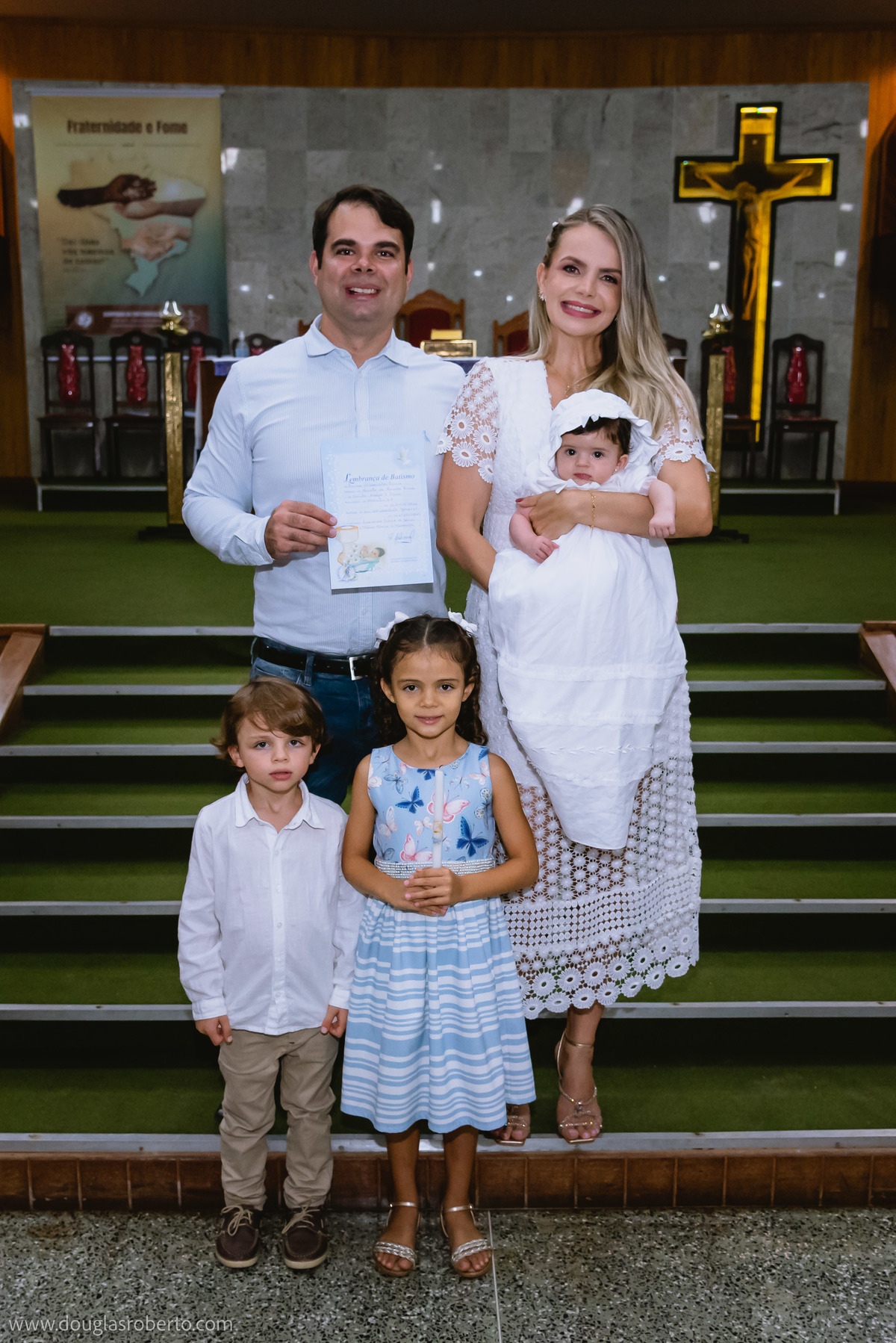 batizado na igreja Paroquia São Sebastião