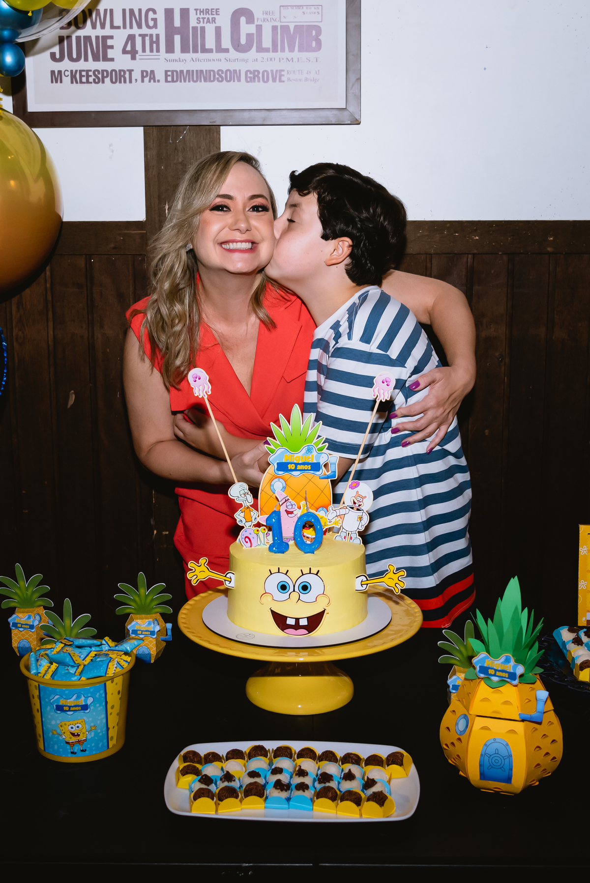 festa com tema bob esponja