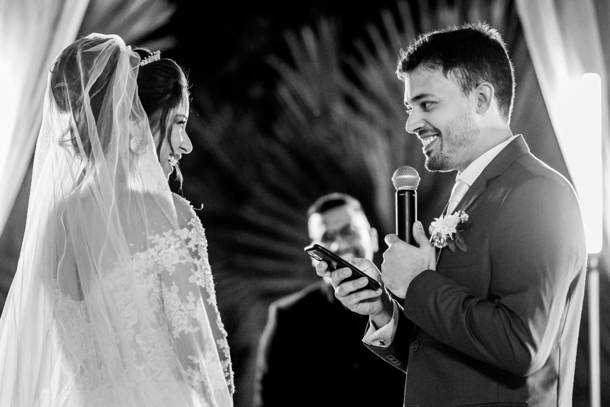 foto de casamento  hora dos votos