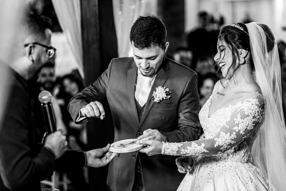 foto de casamento  hora dos votos