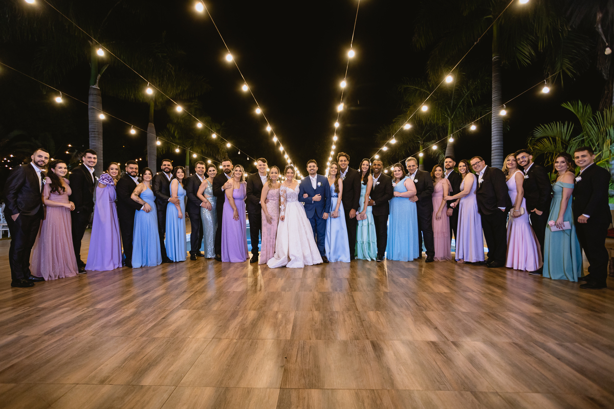 foto de casamento foto de padrinhos