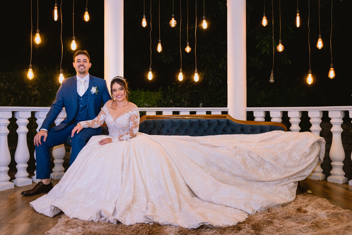 foto de casamento retrato de noivos