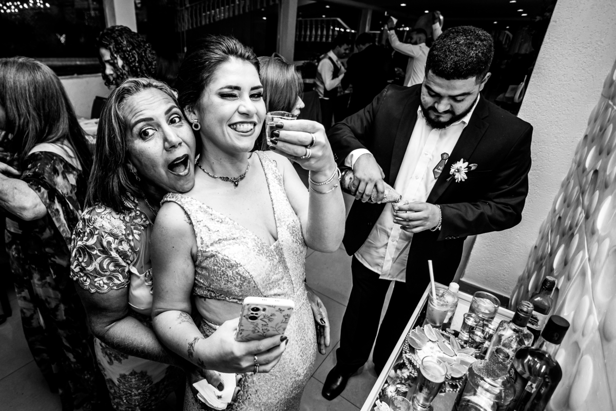 foto de casamento madrinhas