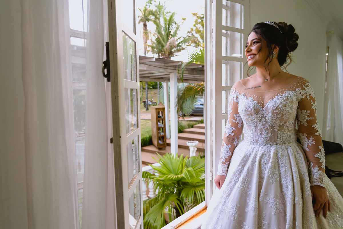 foto de casamento noiva pronta