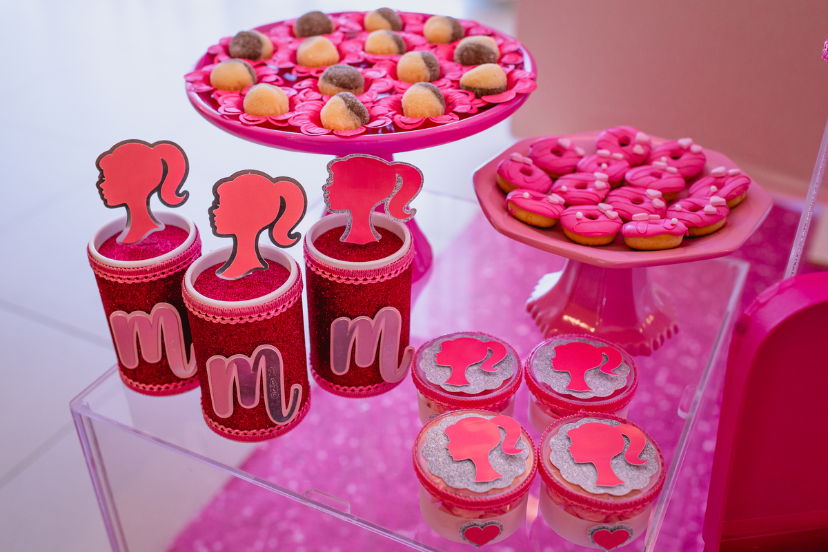 foto de festa infantil decoração de barbie