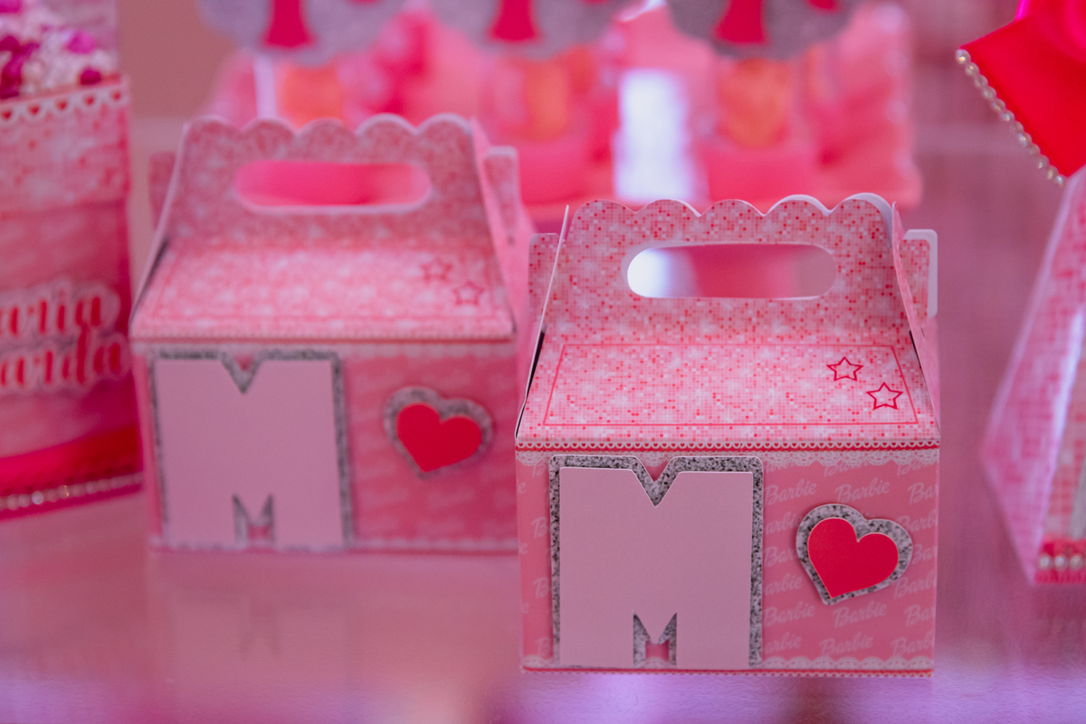 foto de festa infantil decoração de barbie