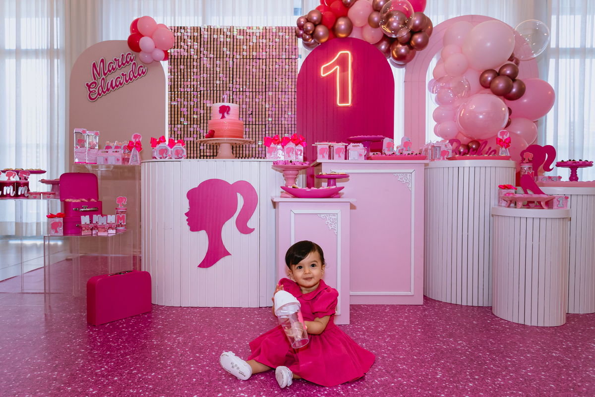 foto de festa infantil menina linda