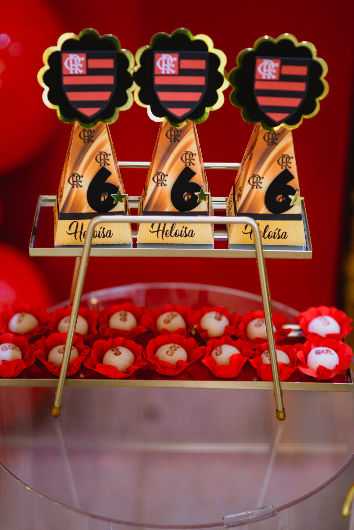 foto de festa infantil decoração de flamengo