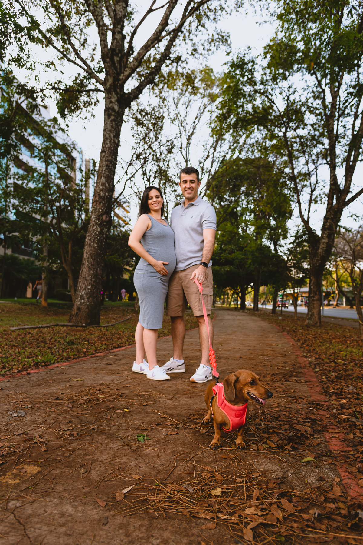 foto de gestante com o pet