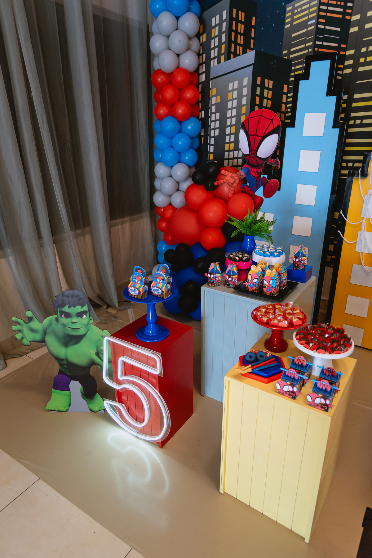 festa infantil Mansão Catavento Festas Infantis, decoração Maricota Doces Ideias