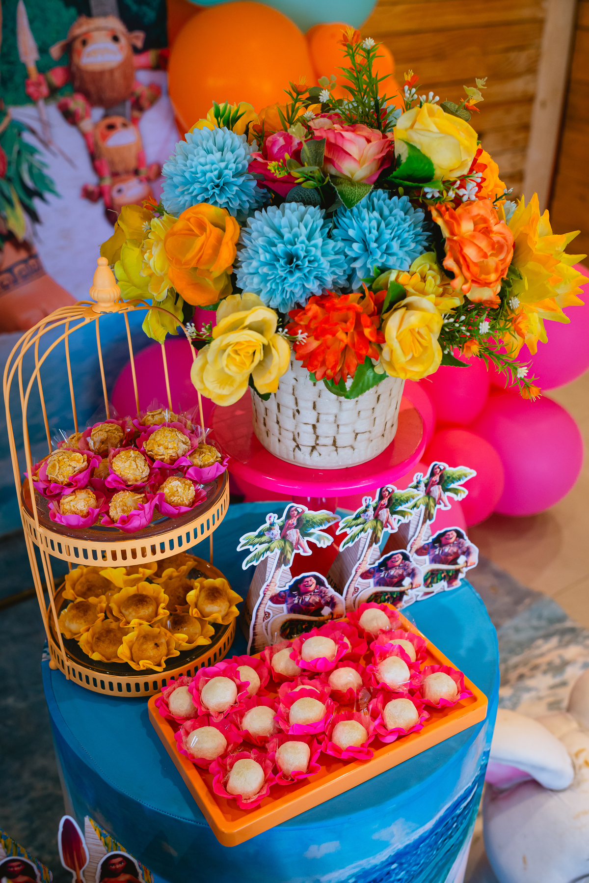 fotos festa cerrado Kids decoração Splend Produções e Eventos decoração moana