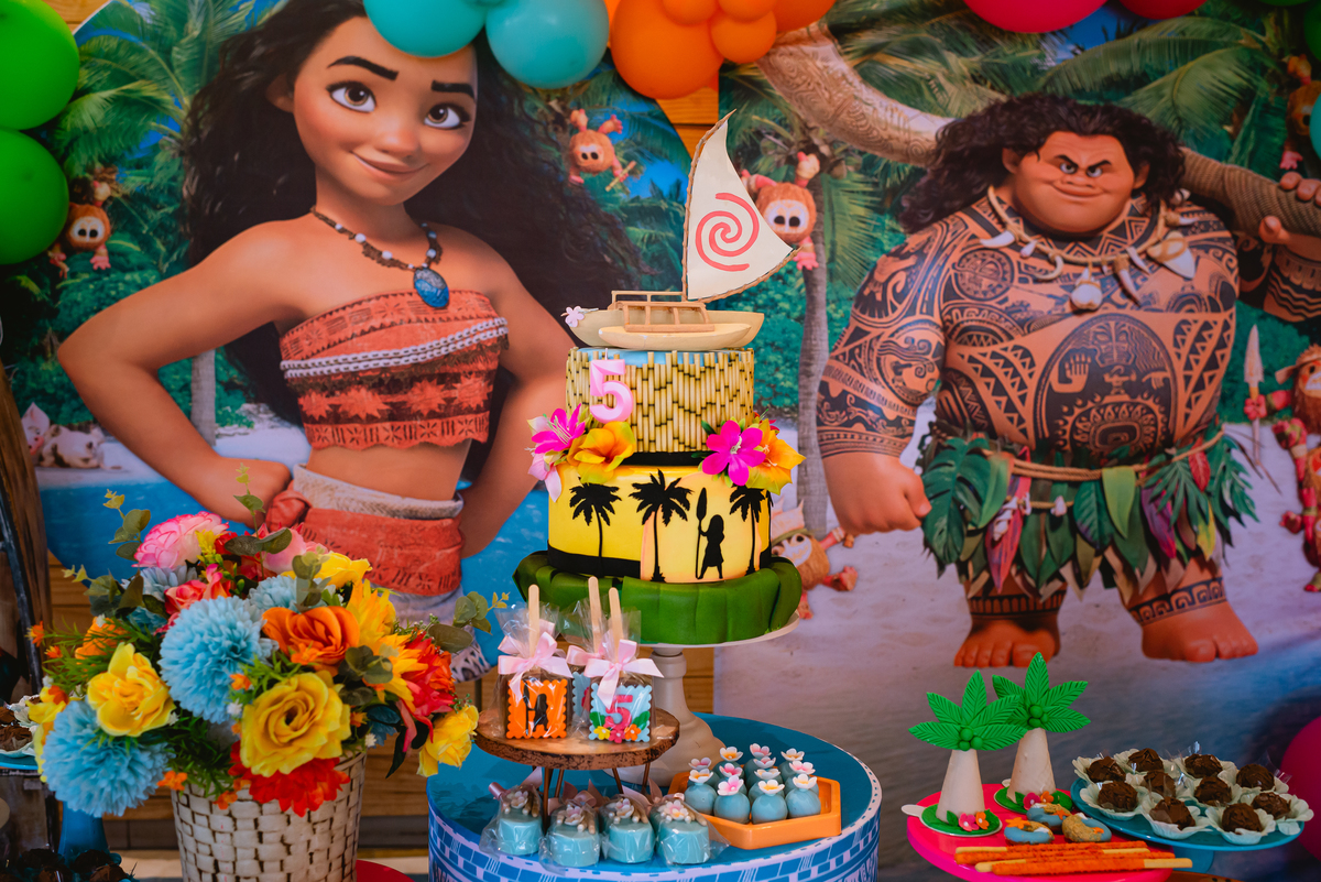 fotos festa cerrado Kids decoração Splend Produções e Eventos decoração moana