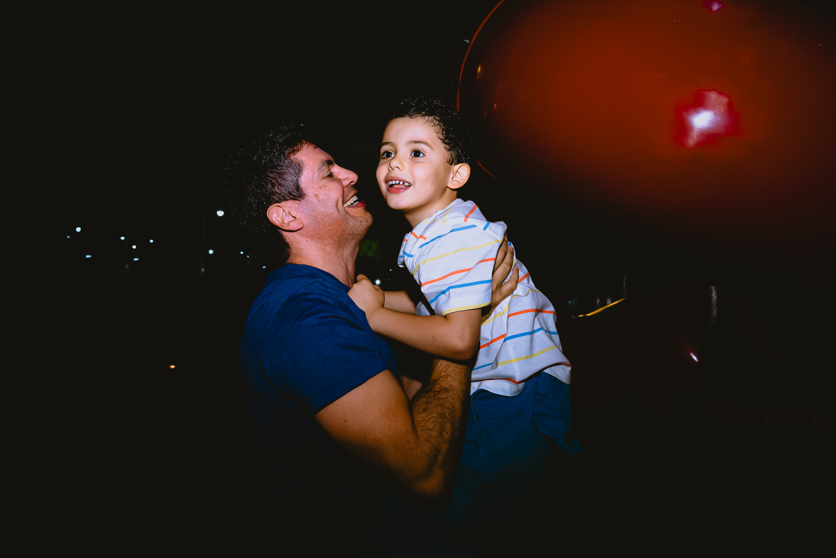 fotos festa menino com o pai