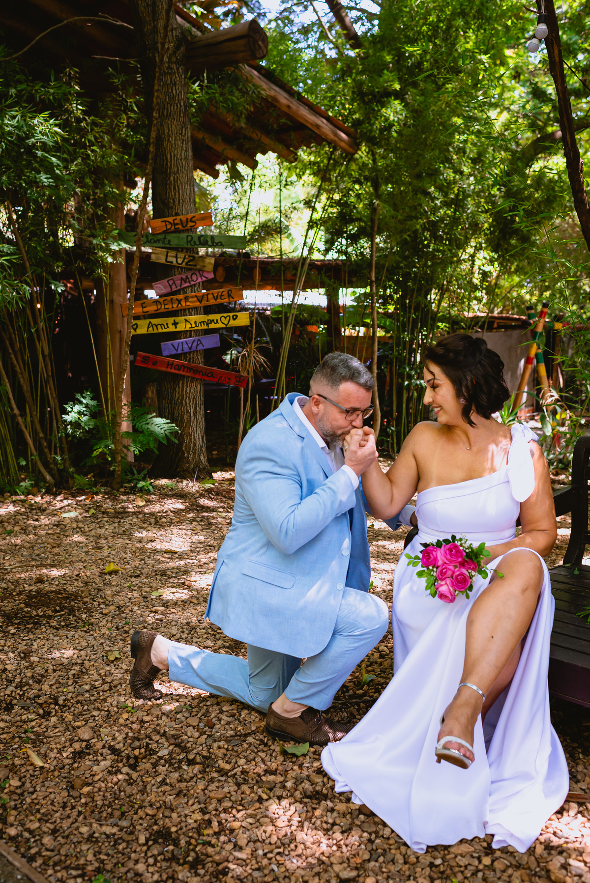 ensaio casal Ensaio Trash The Dress espaça das arvores
