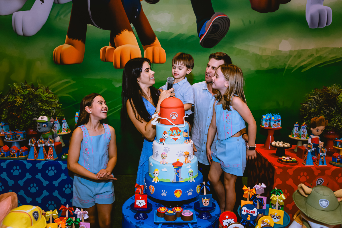 foto de festa infantil hora dos parabéns