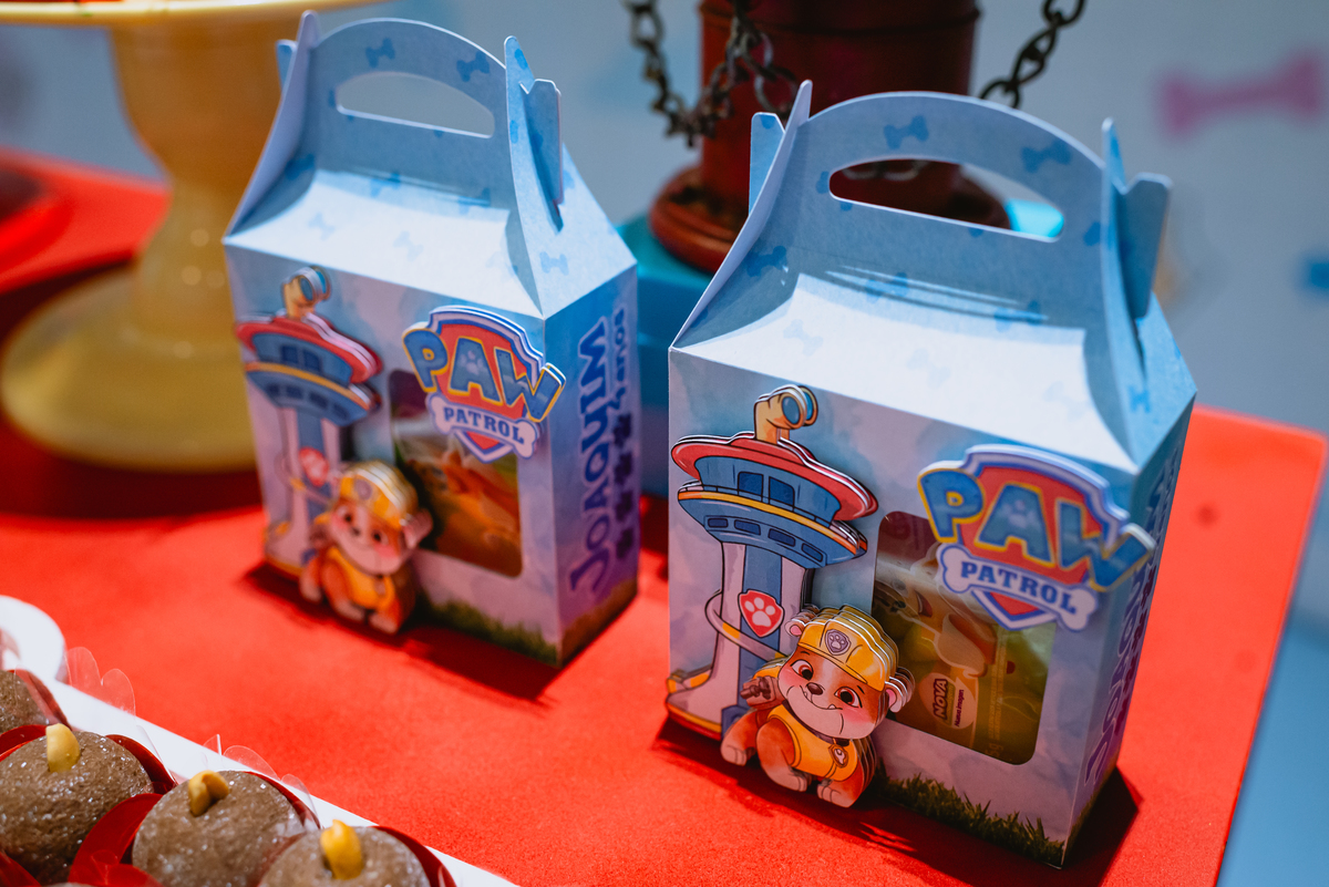 foto de festa infantil decoração patrulha canina