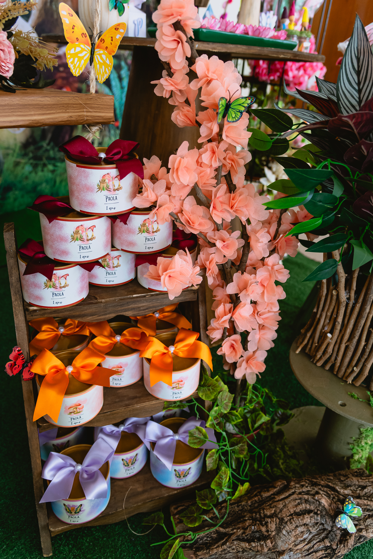 foto de festa infantil decoração floresta