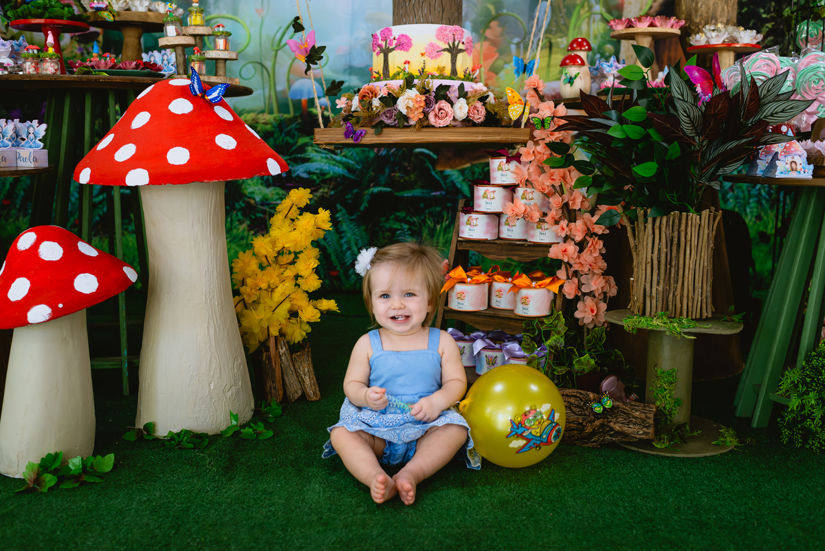 foto de festa infantil menina linda