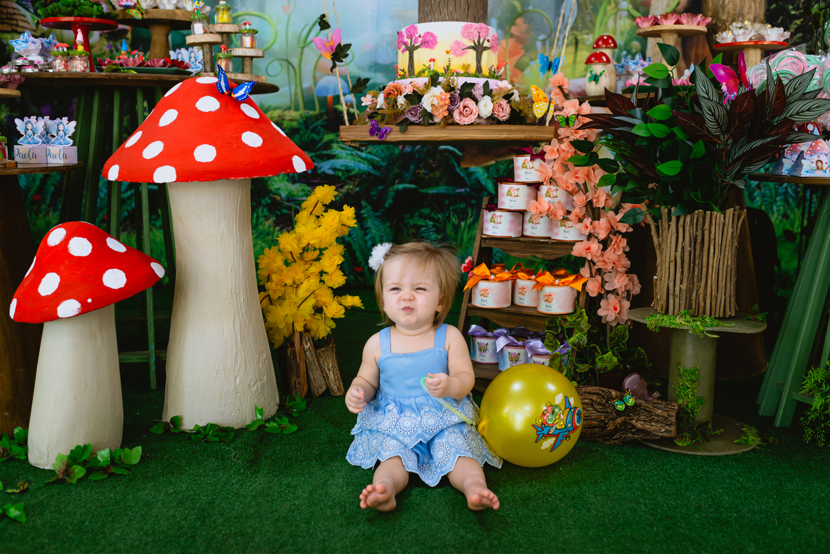 foto de festa infantil menina linda