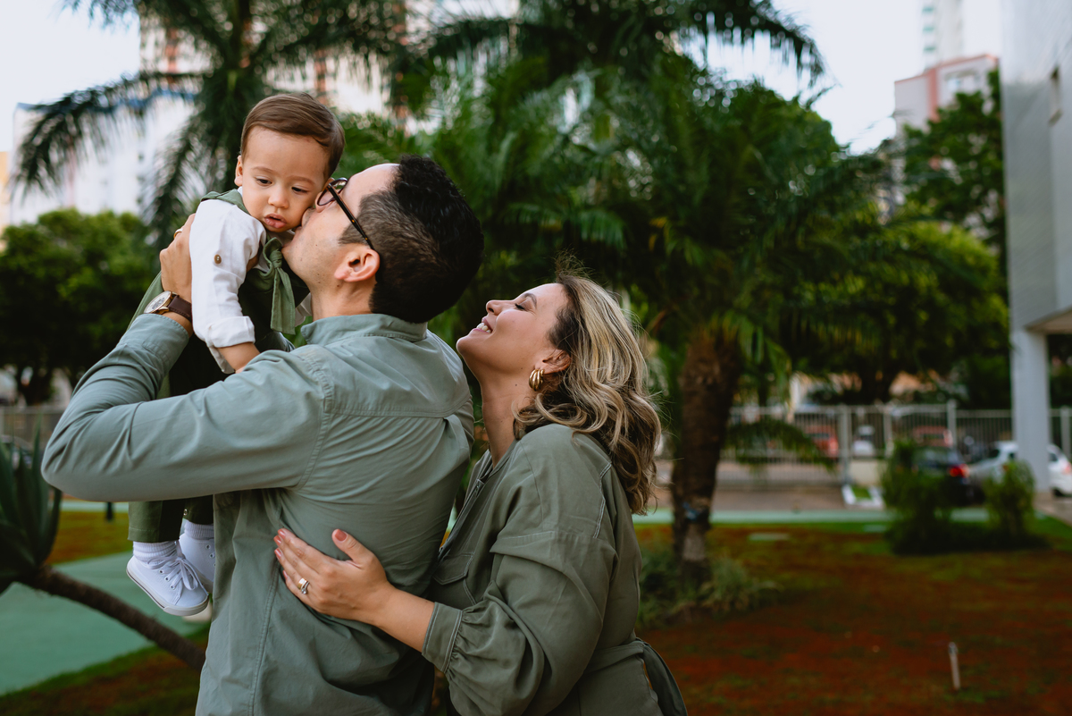 foto de festa infantil retrato de família
