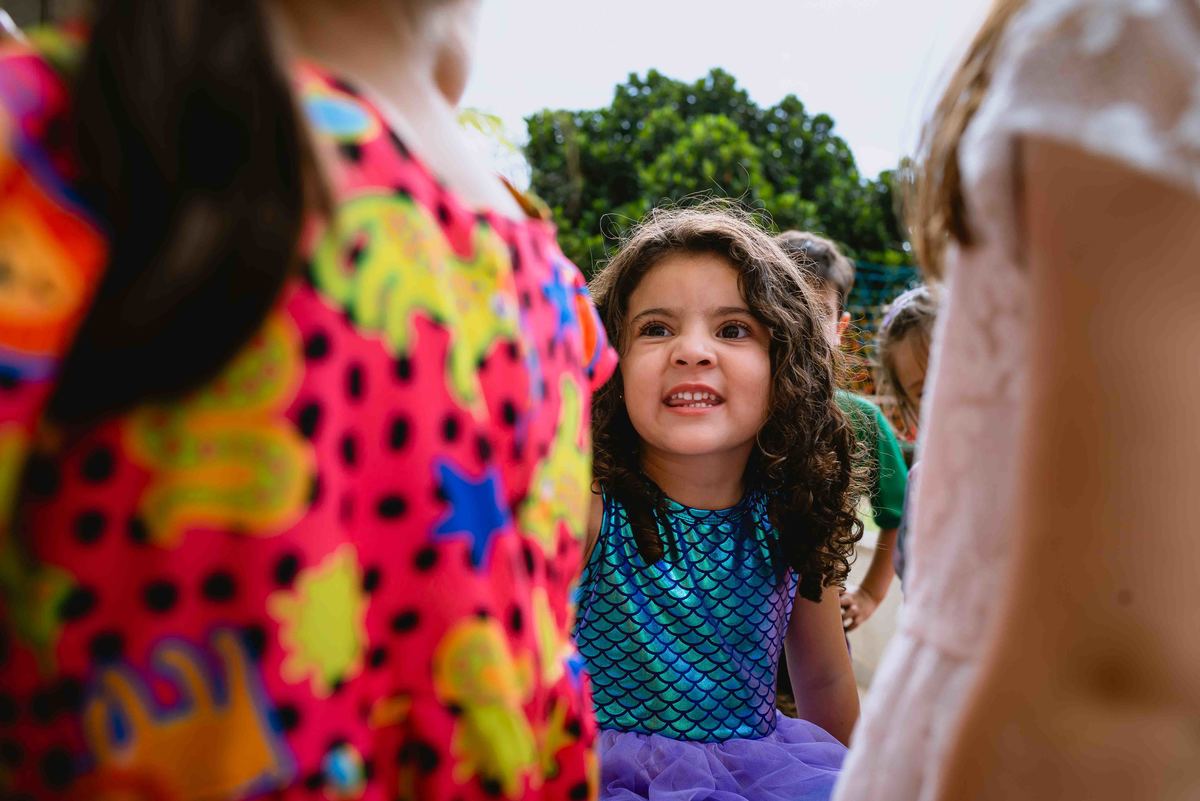 foto de festa infantil menina linda