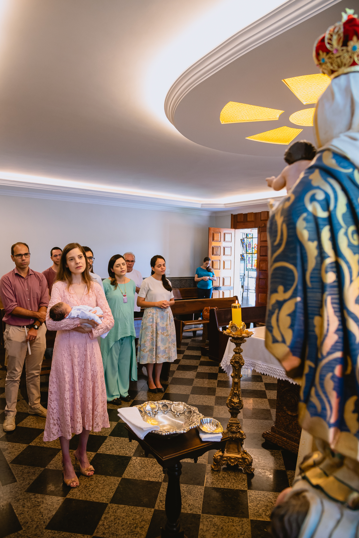 fotografia de batizado - Santuário Nossa Senhora da Saúde