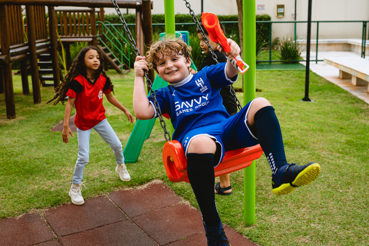Decoração festa infantil - criança brincando 