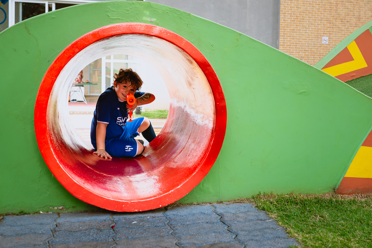 Decoração festa infantil - criança brincando 