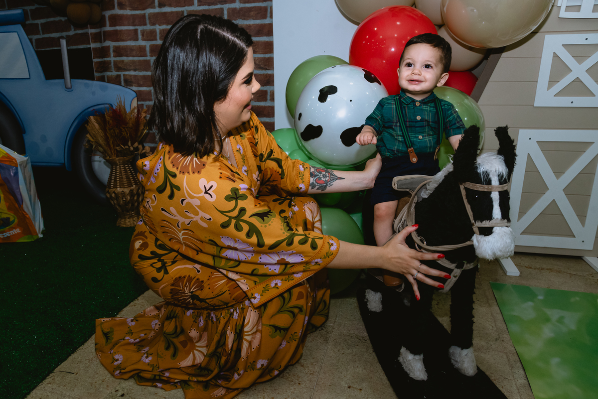 fotos de festa infantil - menino de fazendeiro