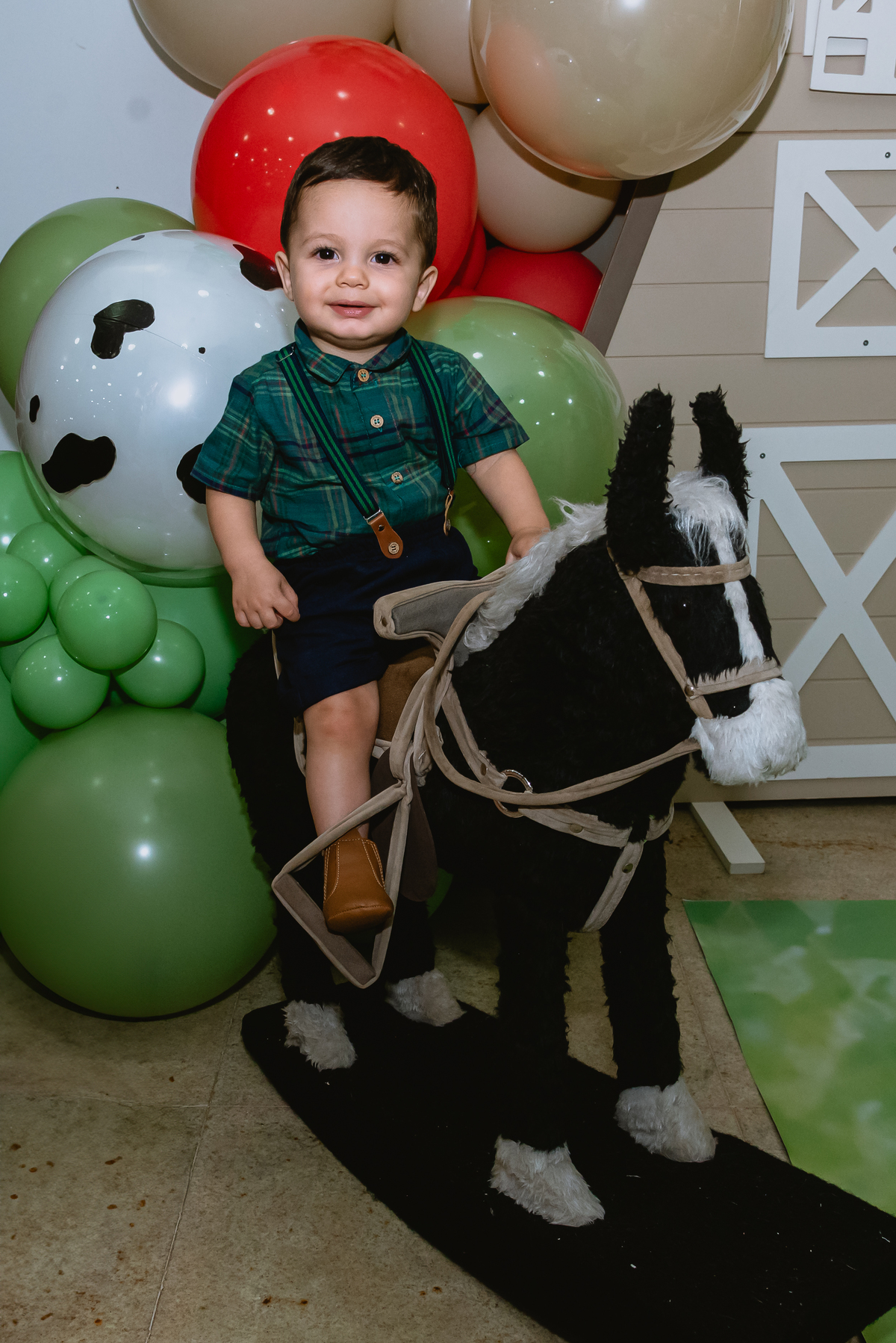 fotos de festa infantil - menino de fazendeiro