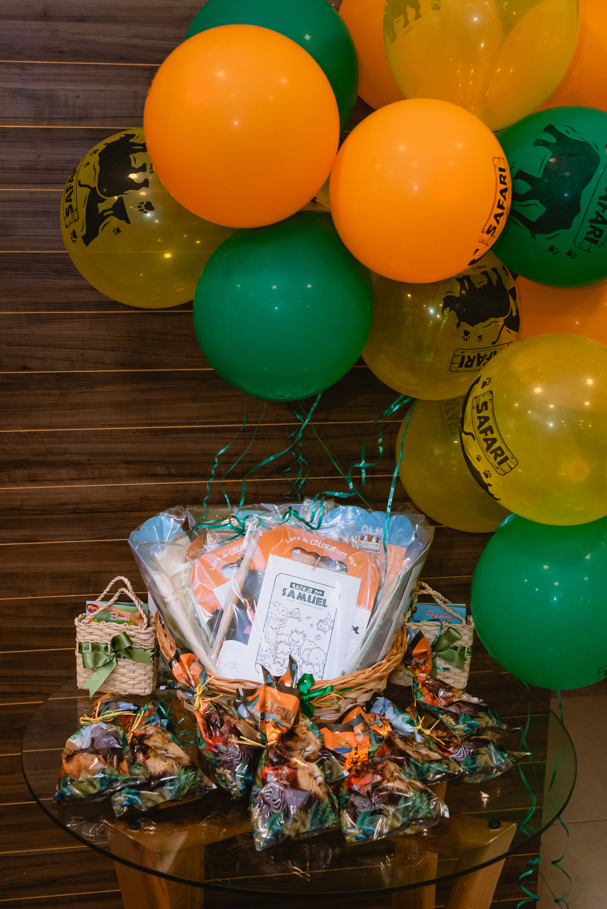 fotos de festa infantil - decoração safari
