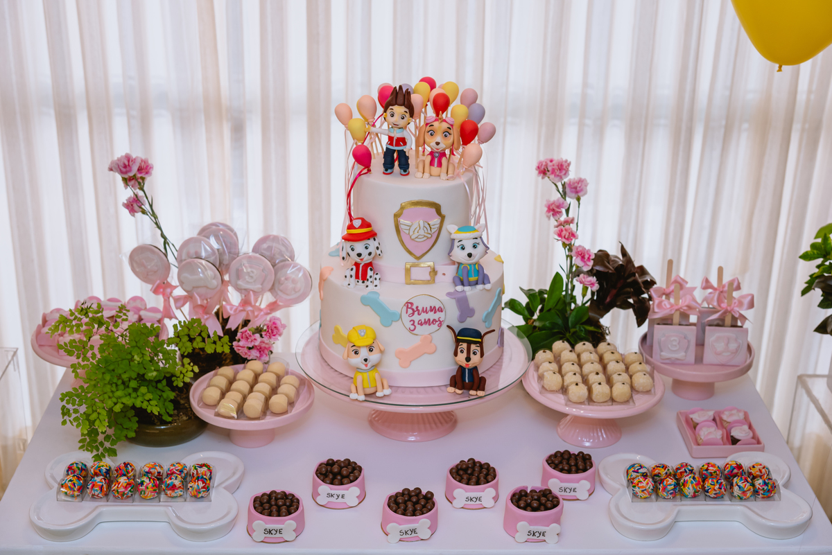fotos de festa infantil - decoração patrulha canina - reservepetit