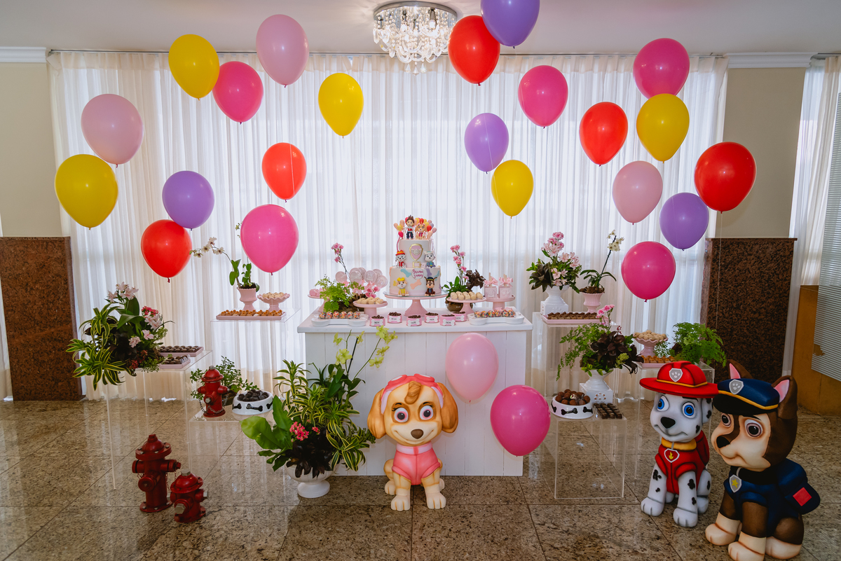 fotos de festa infantil - decoração patrulha canina - reservepetit