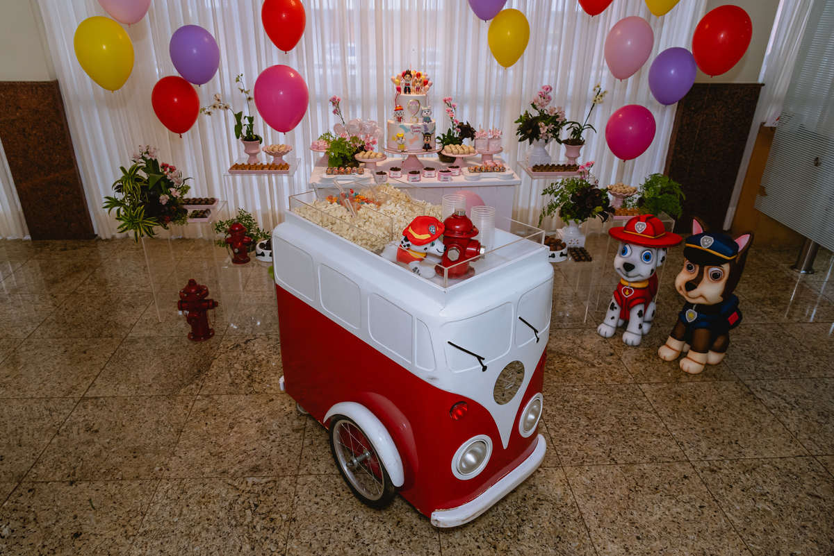 fotos de festa infantil - decoração patrulha canina - reservepetit - lakombitta