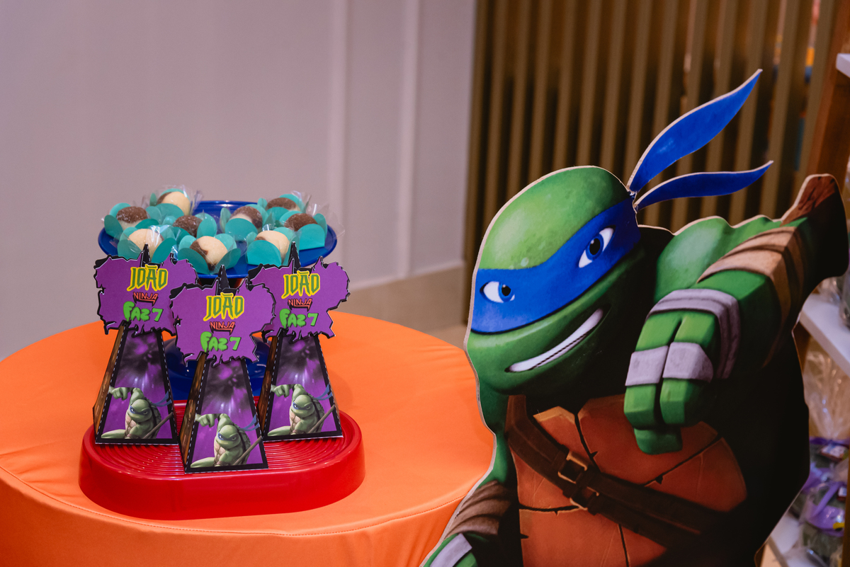 fotos de festa infantil - decoração tartaruga ninja - Pic Jump Festas