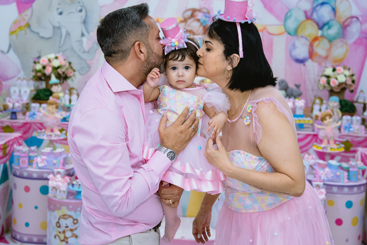 fotos de festa infantil - familia reunida